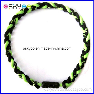 Personalized Monster Titanium Sport Germanium Rope Energy Necklaces